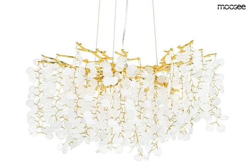 RIVIERA 80 złota lampa wisząca 