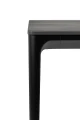 SLIM 140 stół z blatem z płyty ceramicznej czarny