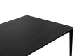 SLIM 140 stół z blatem z płyty ceramicznej czarny