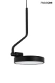 FLAT 3 czarna minimalistyczna lampa wisząca 