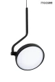 FLAT 3 czarna minimalistyczna lampa wisząca 