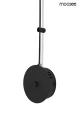 FLAT 3 czarna minimalistyczna lampa wisząca 