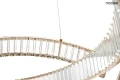 LIBERTY LINE 8 lampa wisząca złota