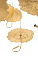 LEAFS DISC złota lampa wisząca 