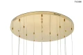 LEAFS DISC złota lampa wisząca 