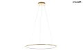 RING SLIM 60 złota lampa wisząca 
