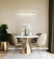 RING SLIM 60 złota lampa wisząca 