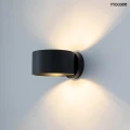 ARRO czarna lampa ścienna kinkiet