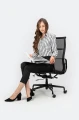 AERON PREMIUM czarny fotel biurowy siatka i aluminium