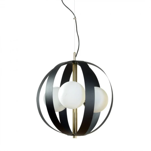 NELA 40 cm czarno-złota lampa wisząca (1137 )