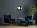 NELA 40 cm czarno-złota lampa wisząca (1137 )