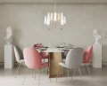 MAGNUM 10 złota lampa wisząca (1129)