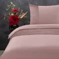 200x220 VELVET BAND róż mikrofibra kpl pościeli