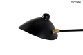 RAVEN 2 lampa ścienna czarna