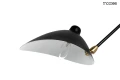 RAVEN 2 lampa ścienna czarna