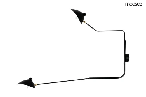 RAVEN 2 lampa ścienna czarna