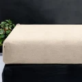 140x200 TEDDY krem  prześcieradło