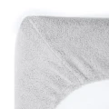 140x200 TEDDY szary  prześcieradło