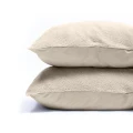 60x70 TEDDY 2pack krem mikrofibra poszewki na poduszkę