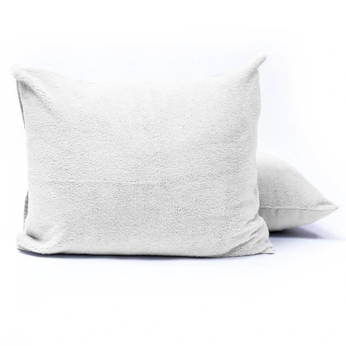 60x70 TEDDY 2pack białe mikrofibra poszewki na poduszkę