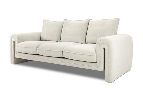 KELLY 230 beżowa sofa z szenilu