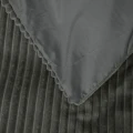 240x200/220 RIB Teddy szary kpl pościeli