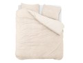 240x220 TEDDY krem  kpl pościeli tkanina Teddy