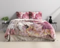 240x220 BRECCIA różowy  kpl pościeli bawełna satynowa