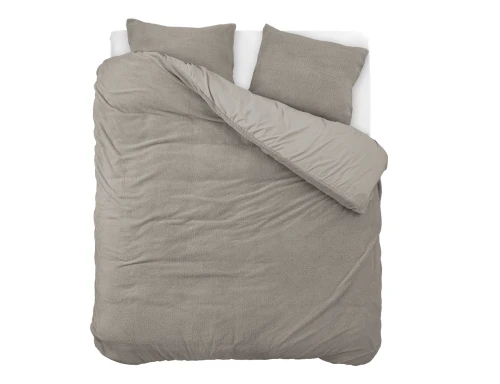 200x200/220 TEDDY khaki  mikrofibra kpl poscieli