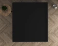 140x200/220 Jersey 220 gr. prześcieradlo na materac nawierzchniowy czarne