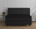 190/200x220/230 Jersey 220 gr. prześcieradlo na materac nawierzchniowy czarne