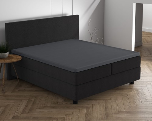 160/180x200/220 Jersey 220 gr. prześcieradlo na materac nawierzchniowy antracyt