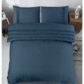 200x220 BALI niebieski  kpl pościeli perkal
