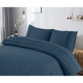 200x220 BALI niebieski  kpl pościeli perkal