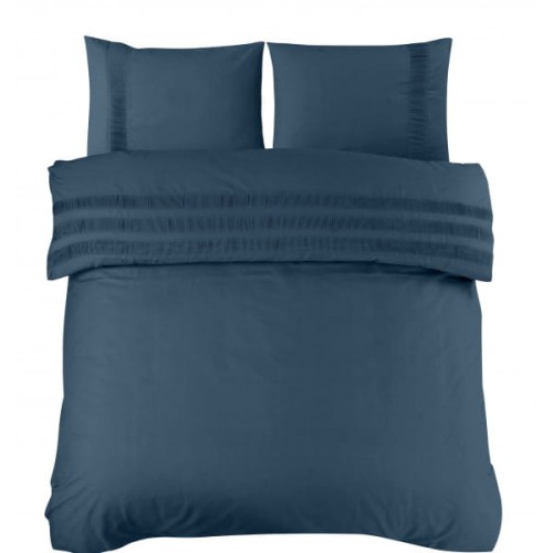 200x220 BALI niebieski  kpl pościeli perkal