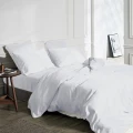 200x220/260 BAMBOO biały kpl pościeli z wiskozy bambusowej 