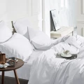 200x220/260 BAMBOO biały kpl pościeli z wiskozy bambusowej 