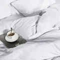 200x220/260 BAMBOO biały kpl pościeli z wiskozy bambusowej 