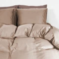 140x220/260 BAMBOO brązowy kpl pościeli z wiskozy bambusowej