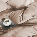 200x220/260 BAMBOO brązowy kpl pościeli z wiskozy bambusowej 