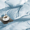 240x220/260 BAMBOO niebieski kpl pościeli z wiskozy bambusowej 
