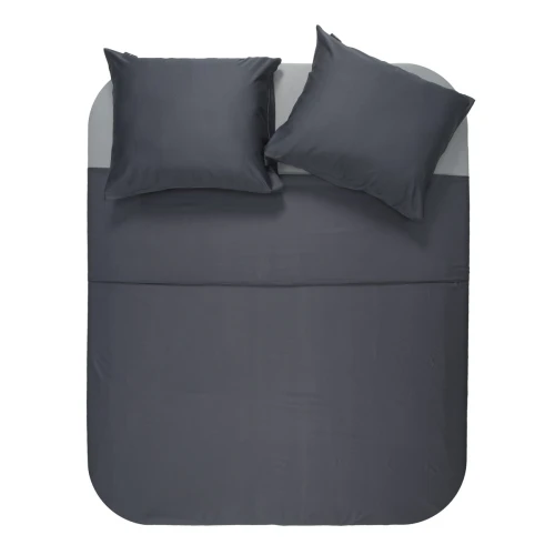 200x220/260 BAMBOO antracyt kpl pościeli z wiskozy bambusowej 