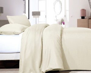 Kpl 200x220 SATIN POINT krem mikroperkal 