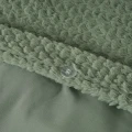 200x220 FUR TEDDY zielony kpl pościeli z mikrofibry