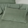 200x220 FUR TEDDY zielony kpl pościeli z mikrofibry