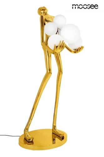 HUMAN GOLD PREMIUM złota  lampa podłogowa