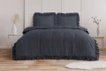 140x200/220 RUFFLES antracyt mikroperkal kpl pościeli