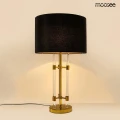 MOXY złoto-czarna lampa stołowa 