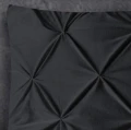 60x70 VELVET PINTUCK 2pack czarne poszewki na poduszkę