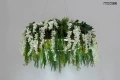 GARDENS WISTERIA 90 czarna lampa wisząca